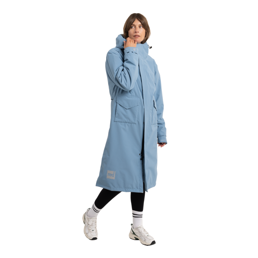 Women's EVO Slim Fit Waterproof Parka Jacket - Alpine Blue