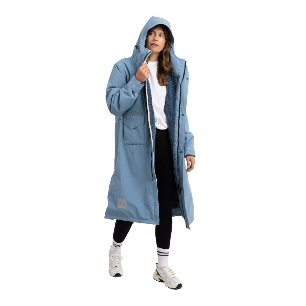 Women's EVO Slim Fit Waterproof Parka Jacket - Alpine Blue