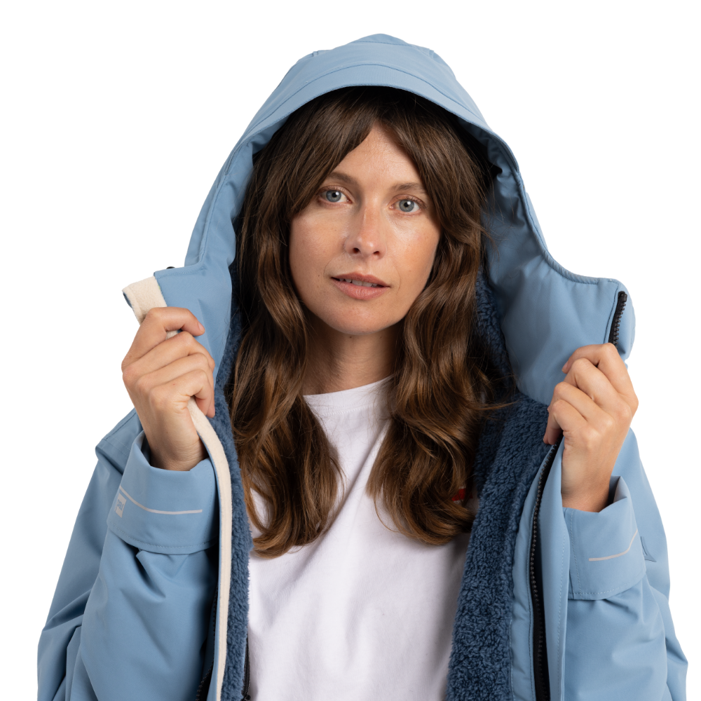 Women's EVO Slim Fit Waterproof Parka Jacket - Alpine Blue