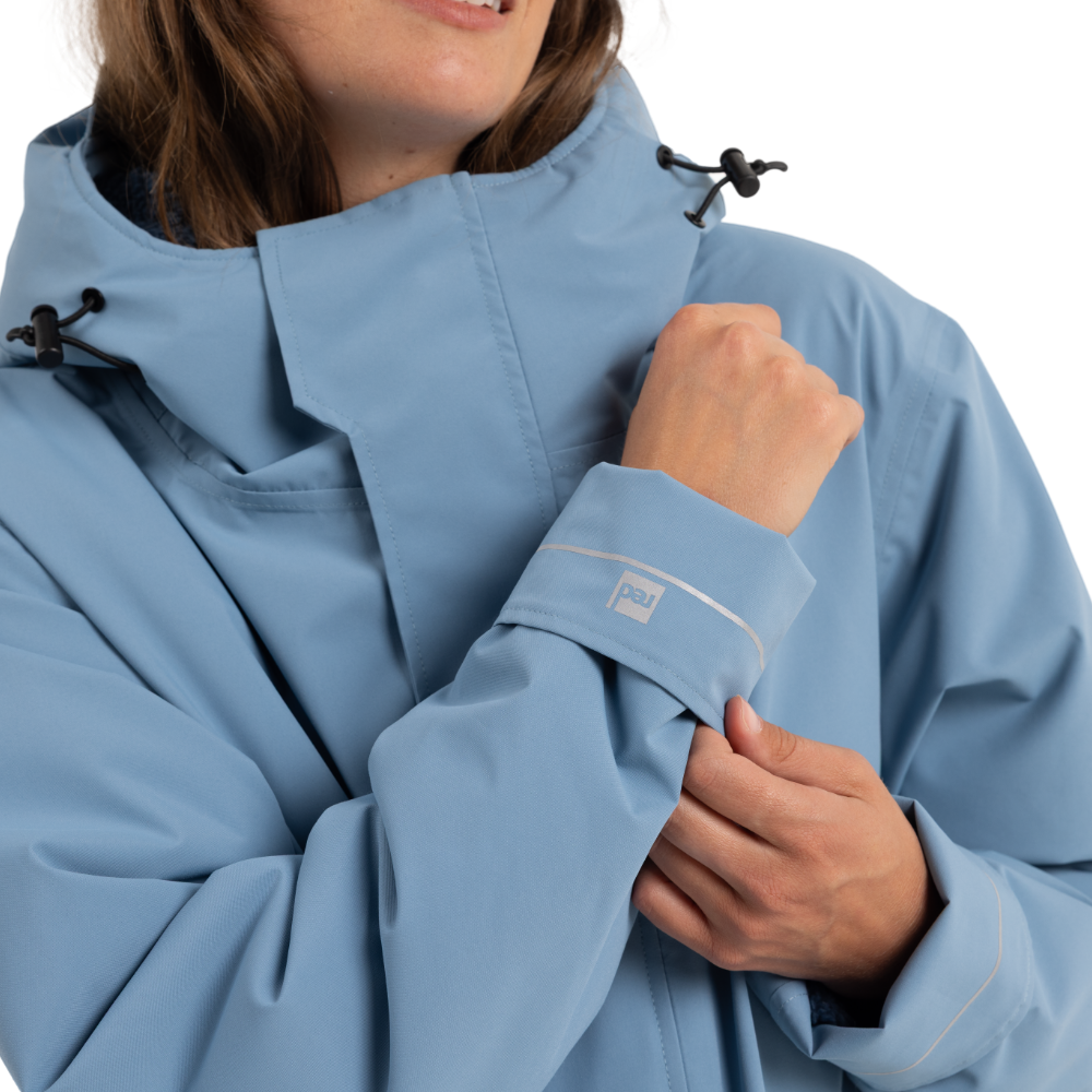 Women's EVO Slim Fit Waterproof Parka Jacket - Alpine Blue