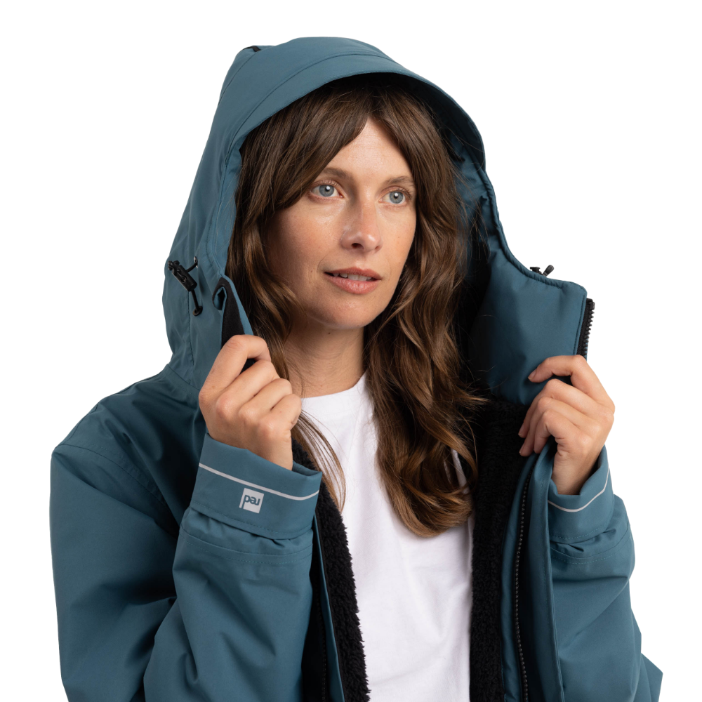 Women's EVO Slim Fit Waterproof Parka Jacket - Teal