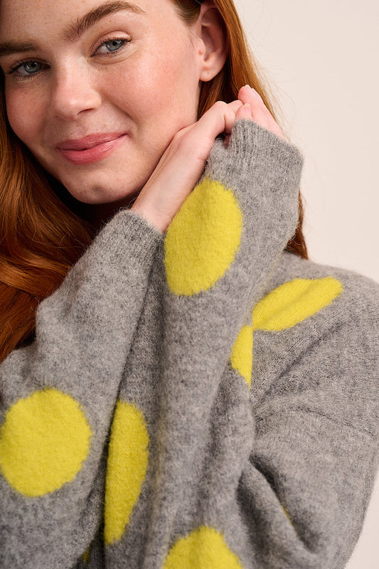 Pip Alpaca Polka Dot Cardigan