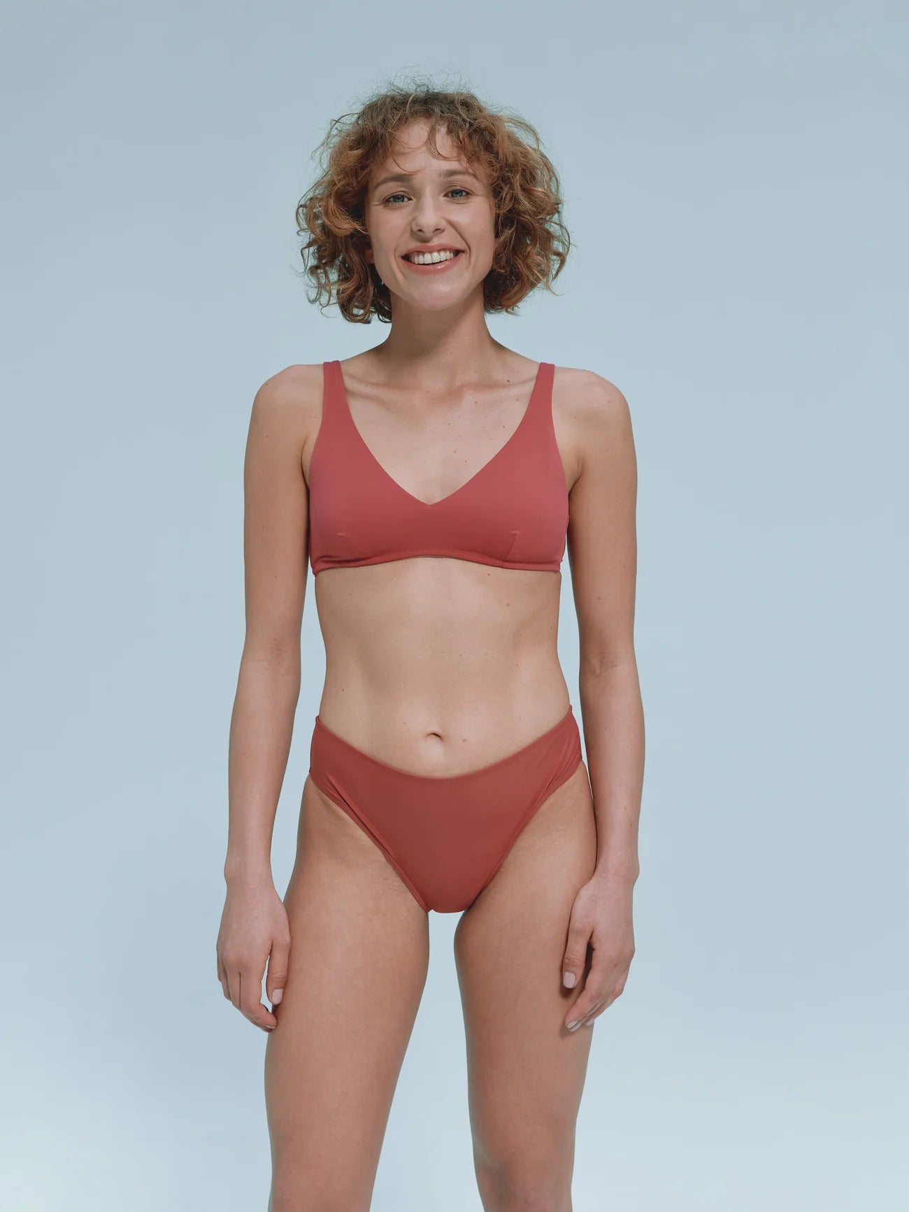 Period Swimwear Brief Bottoms, Raspberry