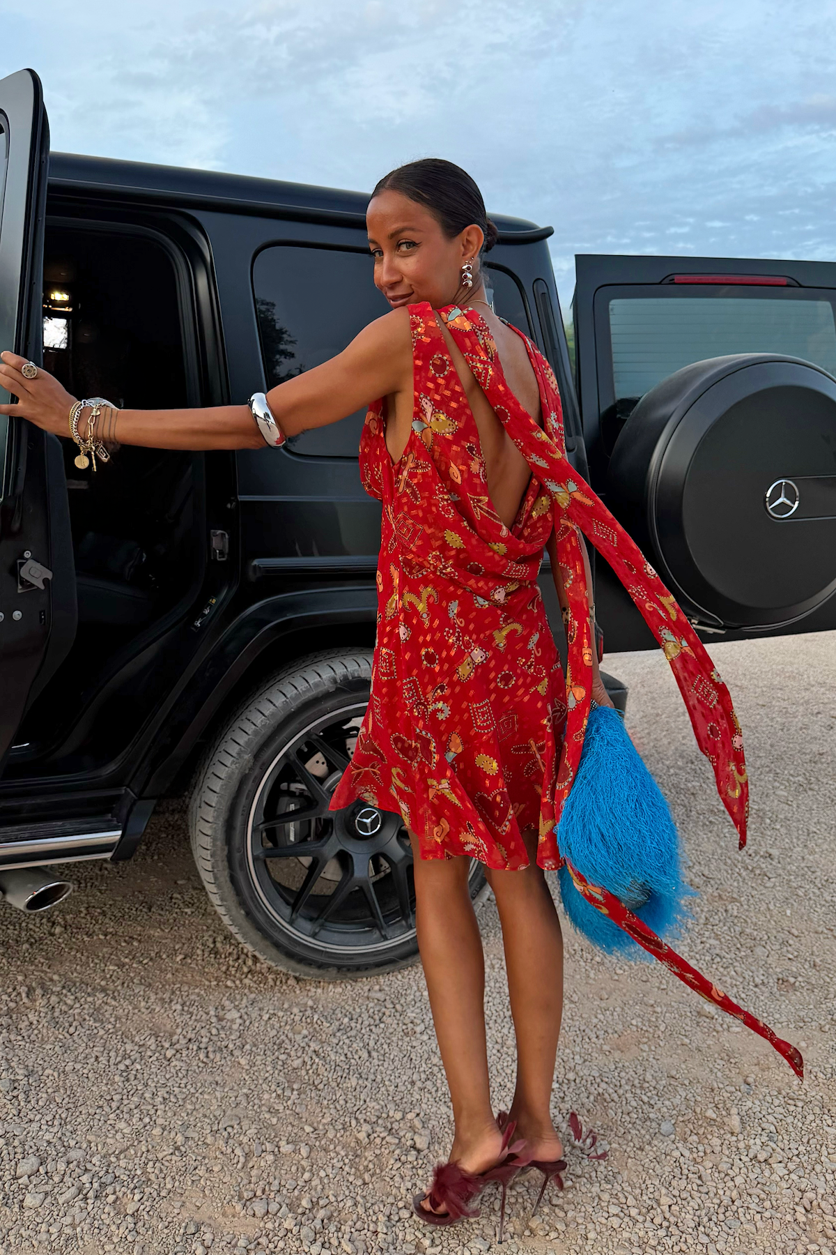 Red Astra Mini Sophie Dress