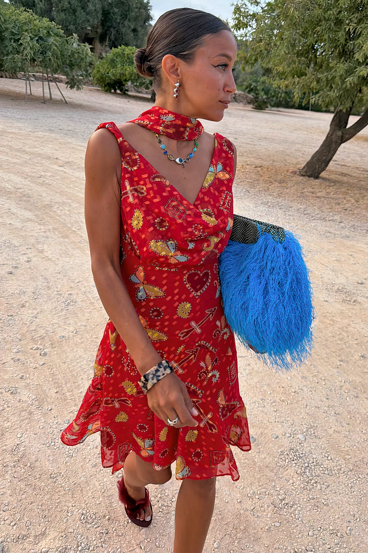 Red Astra Mini Sophie Dress