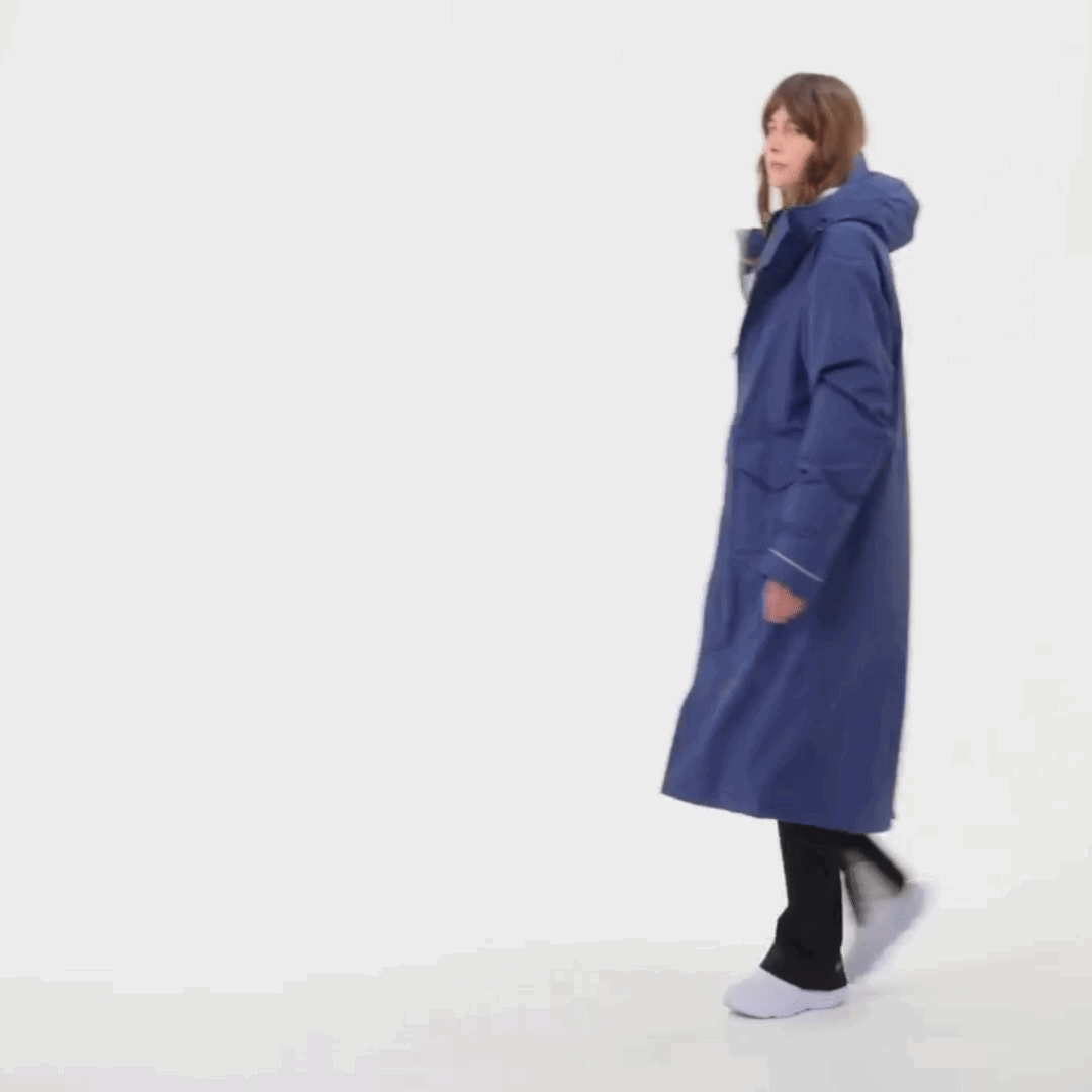 Women's EVO Slim Fit Waterproof Parka Jacket - Admiral Blue