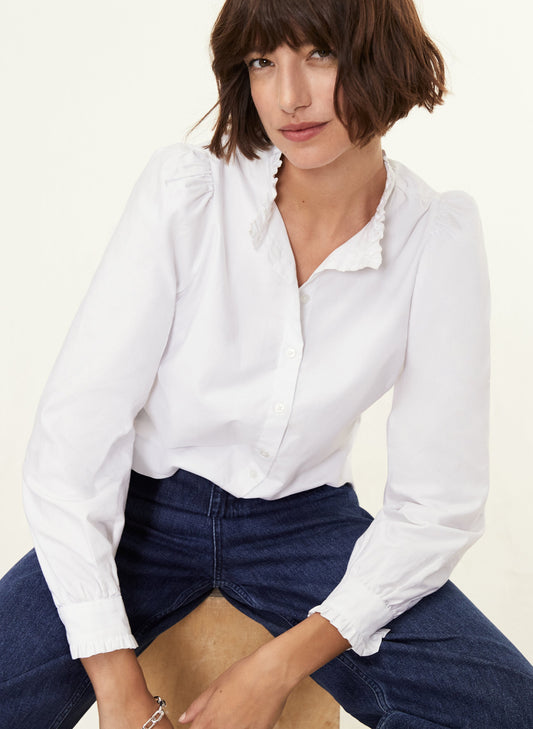 Ryleigh Organic Cotton Shirt Pure White