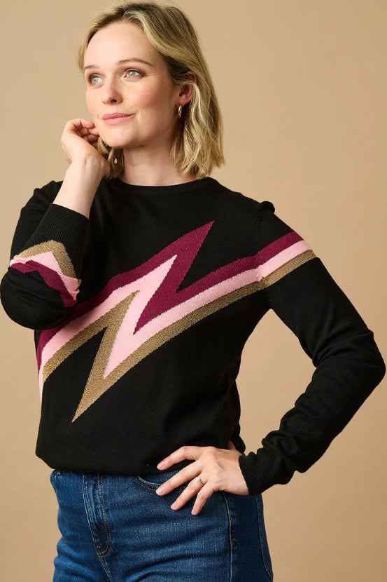 Astrid Jumper - Zap! Berry Lightning