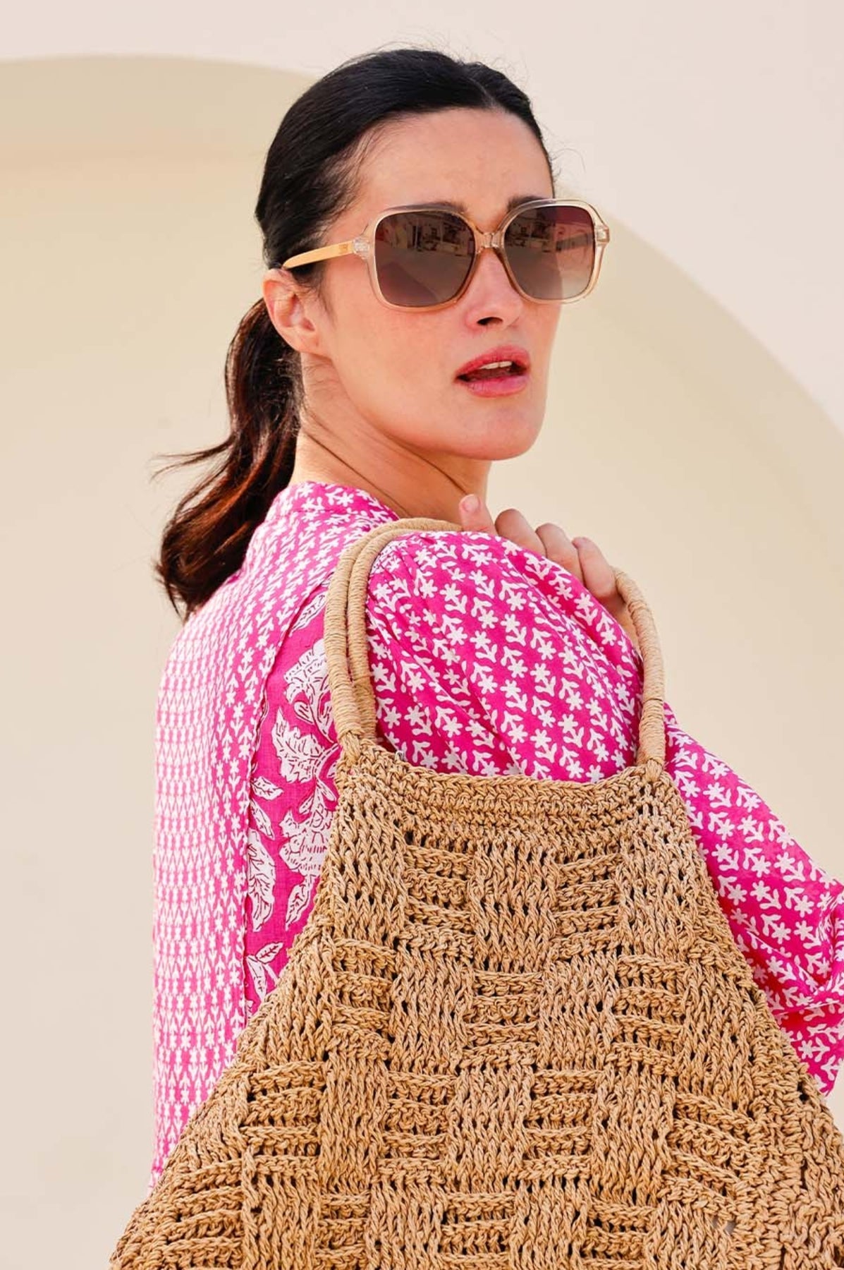 SOEK Scarlett Sunglasses - Champagne Pink