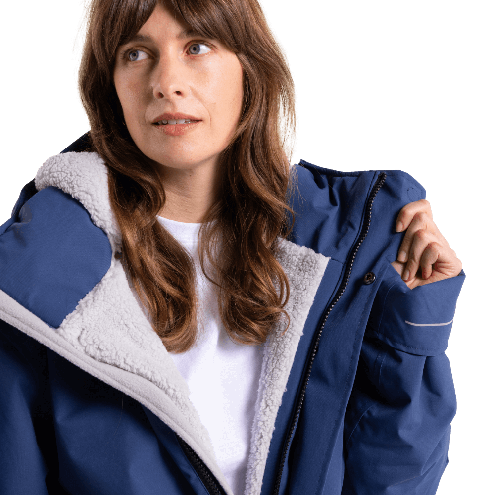 Women's EVO Slim Fit Waterproof Parka Jacket - Admiral Blue