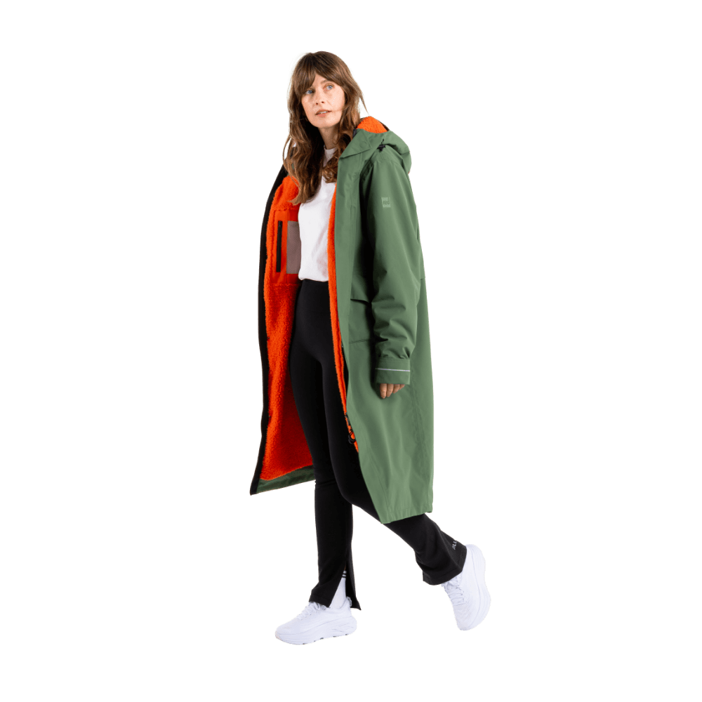 Women's EVO Slim Fit Waterproof Parka Jacket - Forest Green