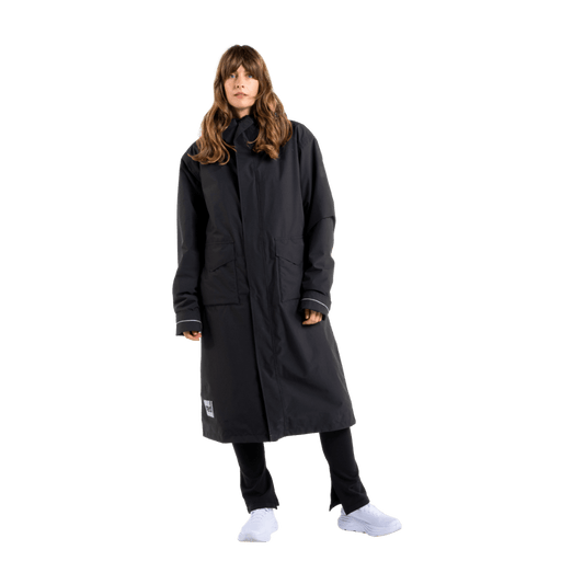Women's EVO Slim Fit Waterproof Parka Jacket - Stealth Black