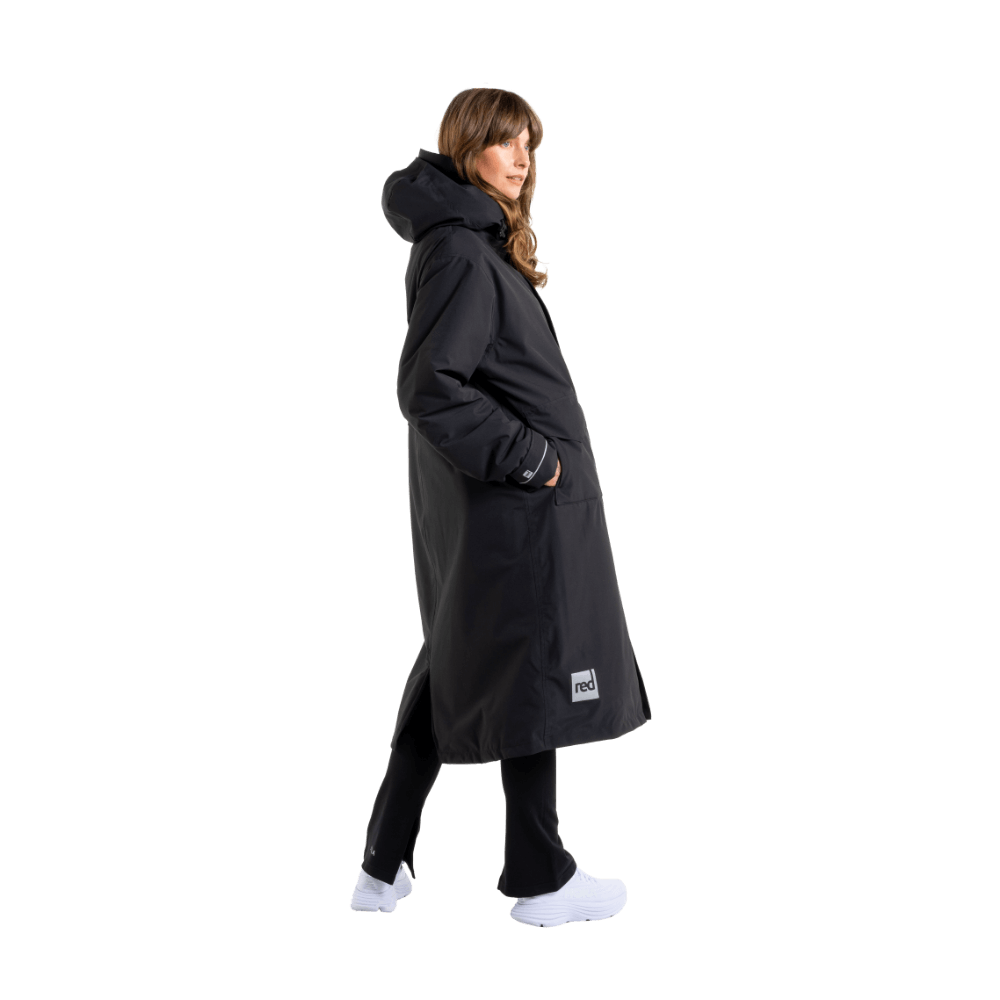 Women's EVO Slim Fit Waterproof Parka Jacket - Stealth Black