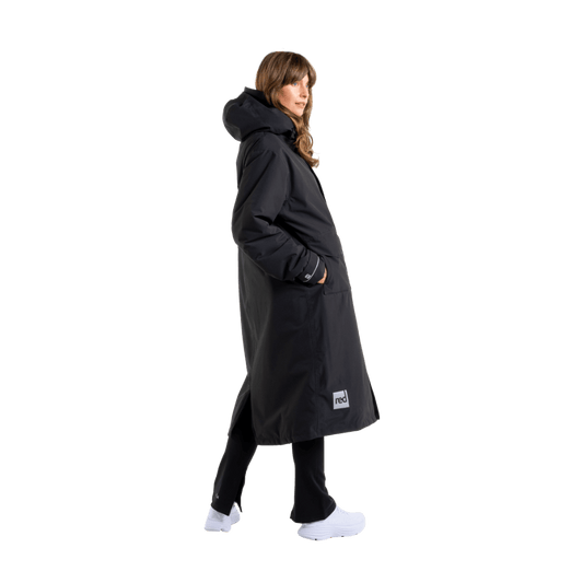 Women's EVO Slim Fit Waterproof Parka Jacket - Stealth Black