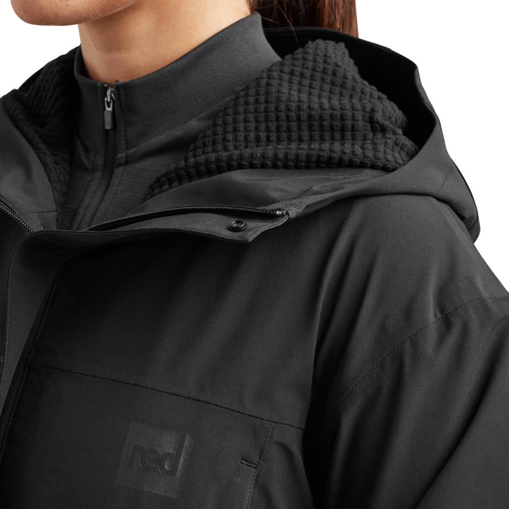 Women's Pursuit Waterproof Lightweight Changing Robe Jacket-Black