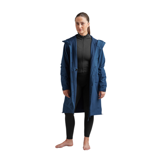 Ocean blue lightweight changing robe.