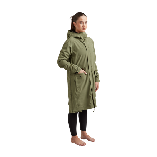 Women's Pursuit Waterproof Lightweight Changing Robe - Green