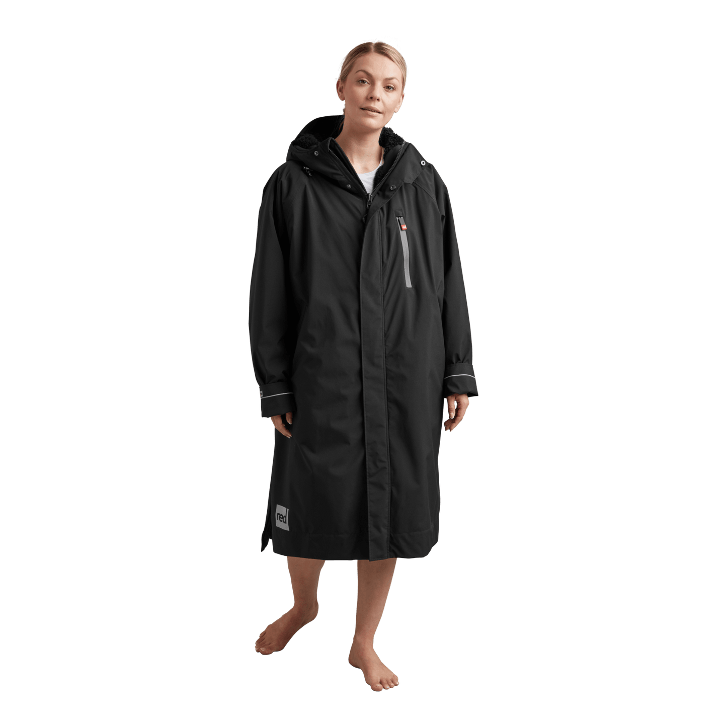 Women's Long Sleeve Dry Waterproof Changing Robe Alter Evo Pro-Black