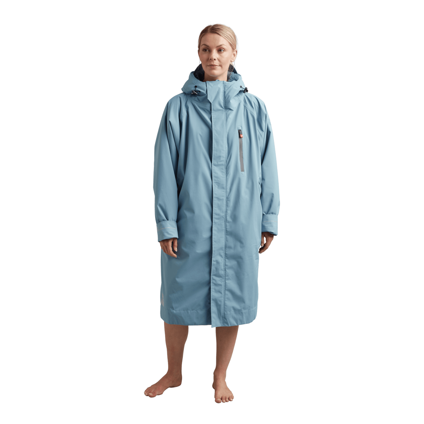 Women's Long Sleeve Dry Waterproof Changing Robe Alter Evo Pro-Blue
