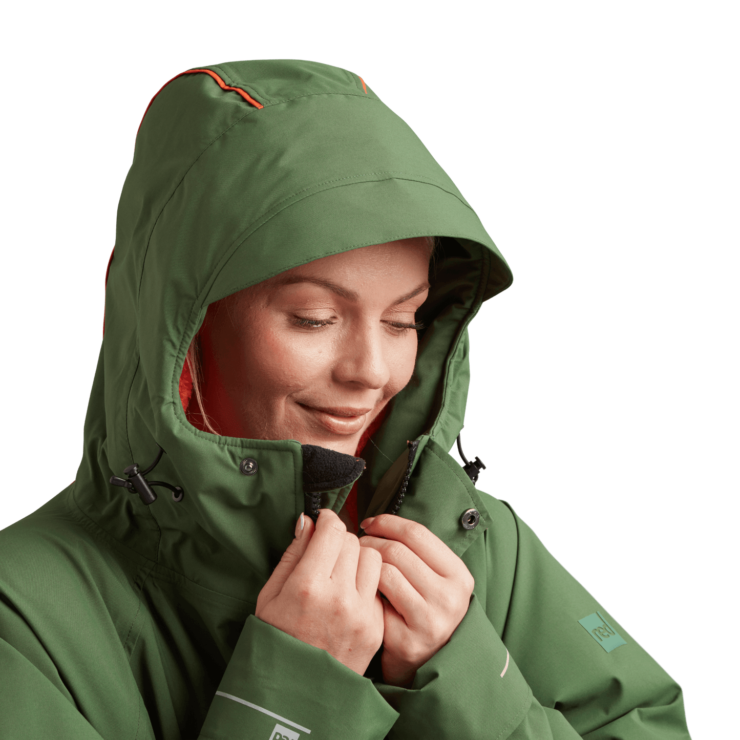 Women's Long Sleeve Dry Waterproof Changing Robe Alter Evo Pro-Green