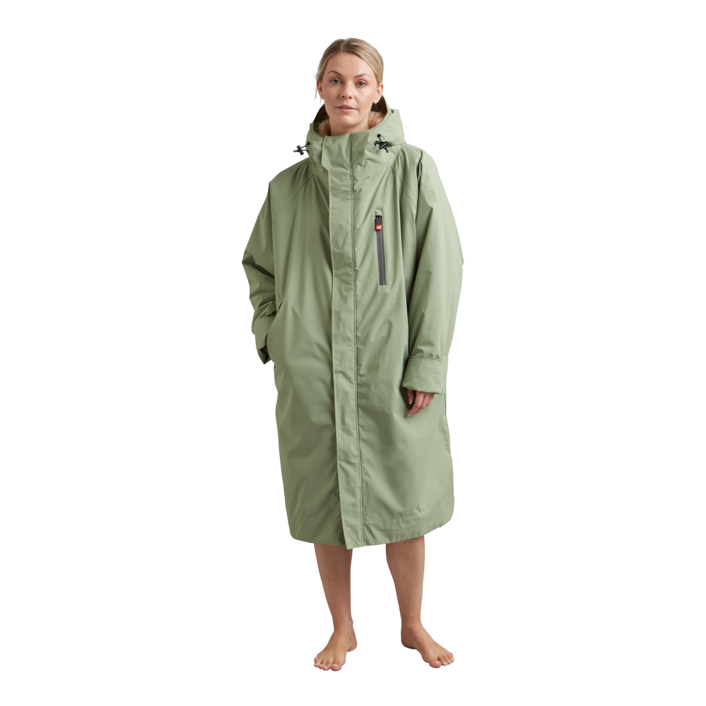 Women's Long Sleeve Dry Waterproof Changing Robe Alter Evo-Sage Green