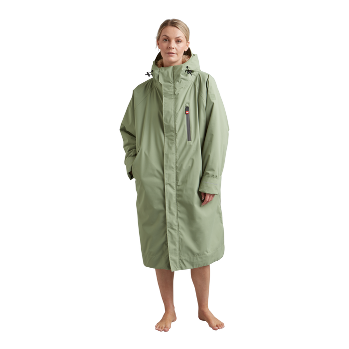 Women's Long Sleeve Dry Waterproof Changing Robe Alter Evo-Sage Green
