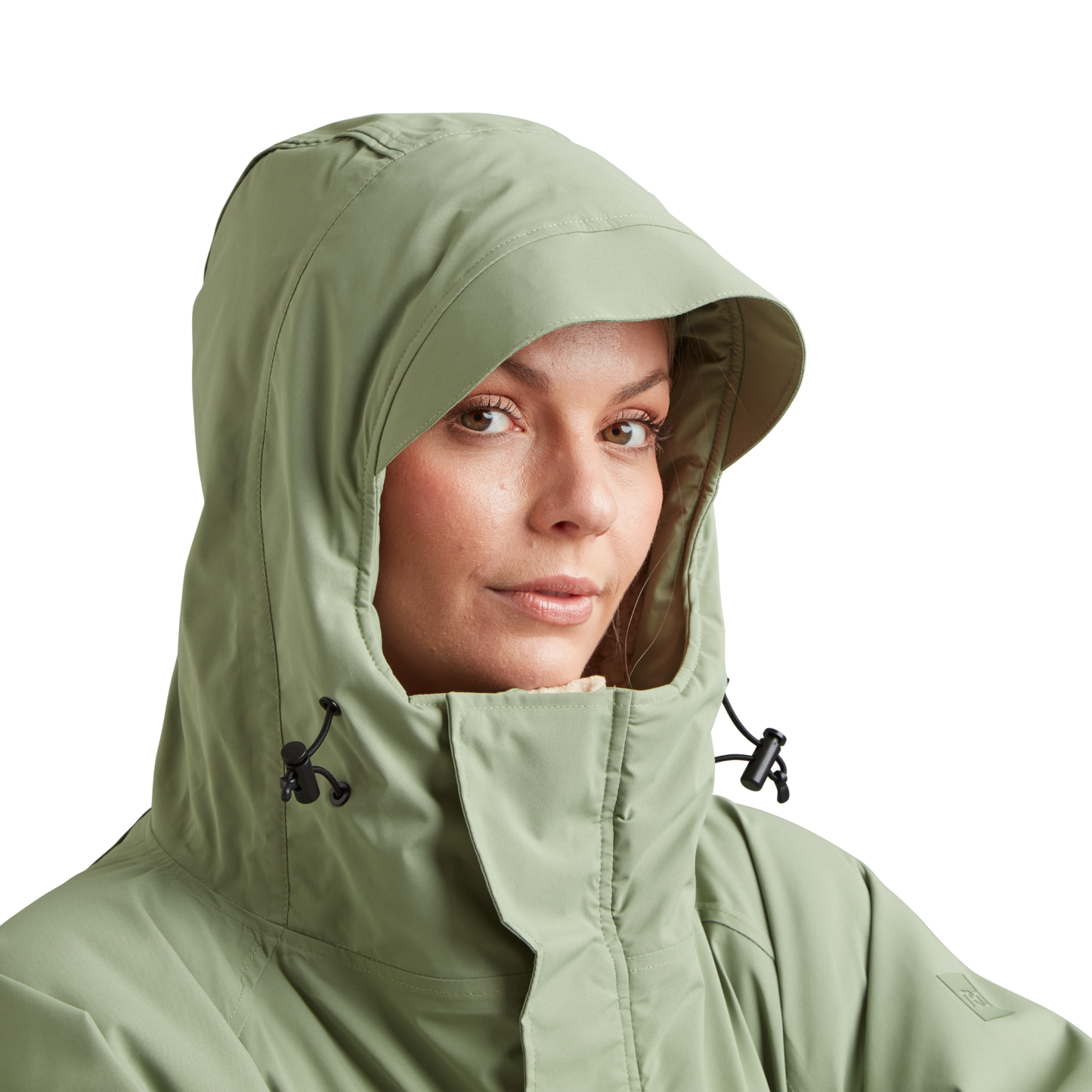 Women's Long Sleeve Dry Waterproof Changing Robe Alter Evo-Sage Green