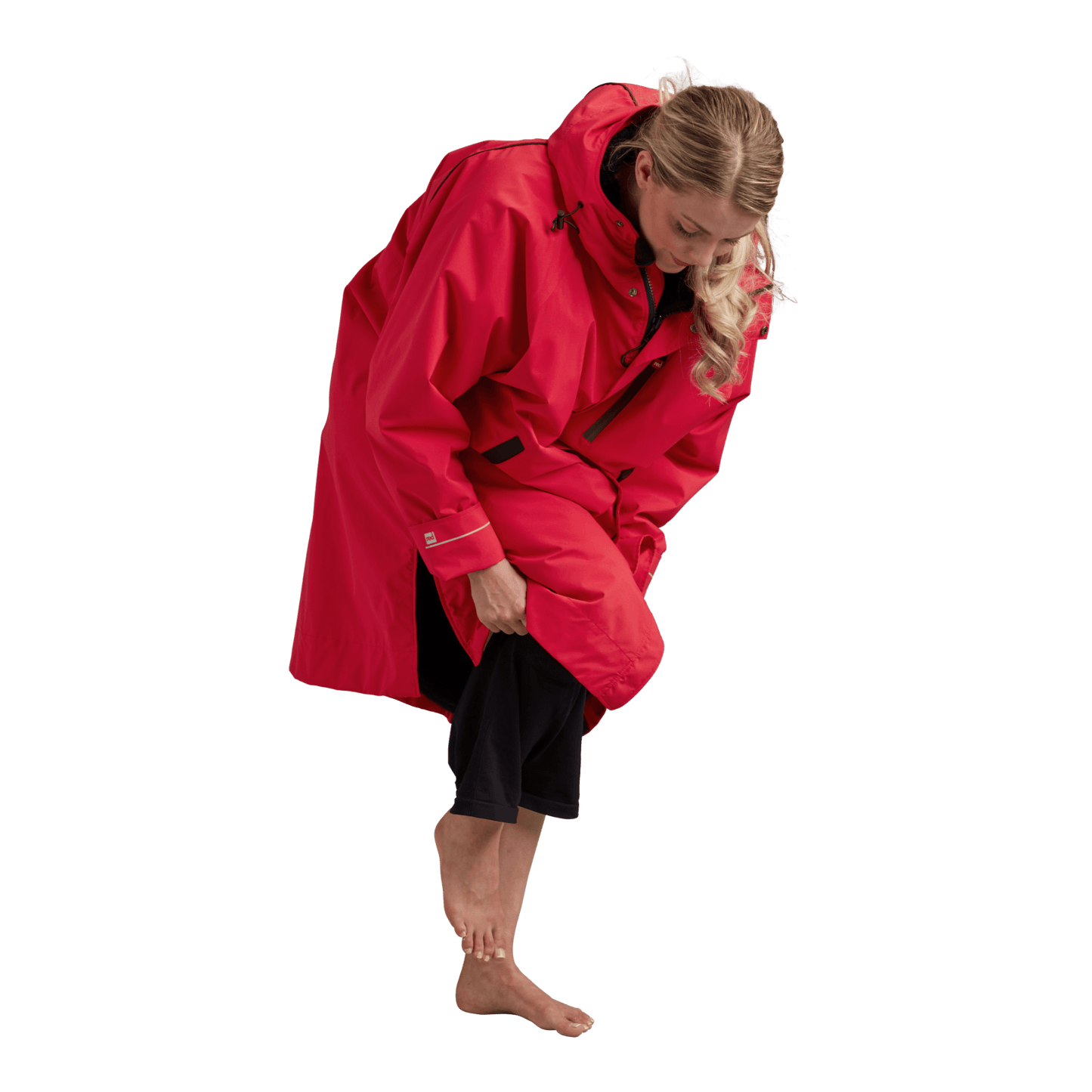 Women's Long Sleeve Waterproof Dry Changing Robe Alter Evo Pro-Red