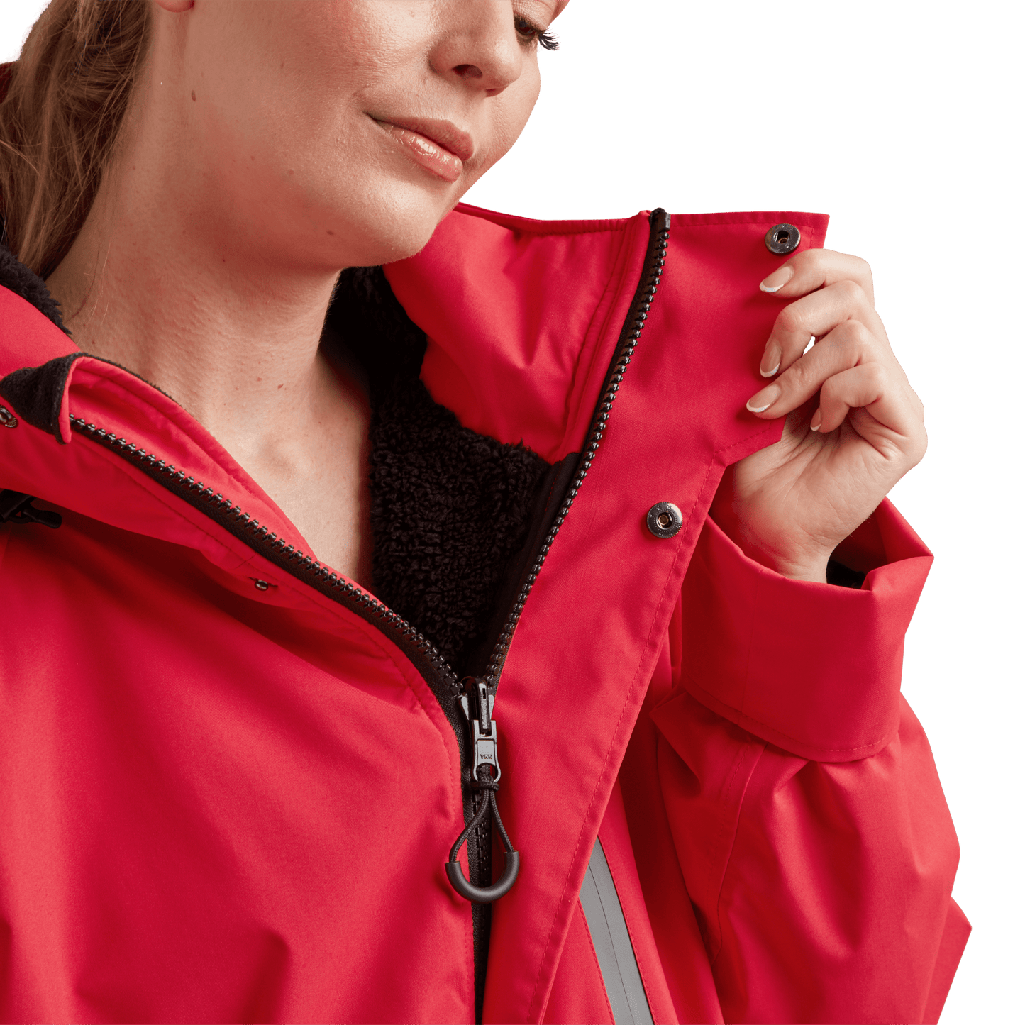 Women's Long Sleeve Waterproof Dry Changing Robe Alter Evo Pro-Red