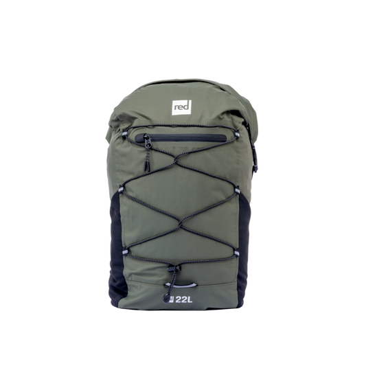 Lightweight Waterproof Backpack 22L - Olive Green