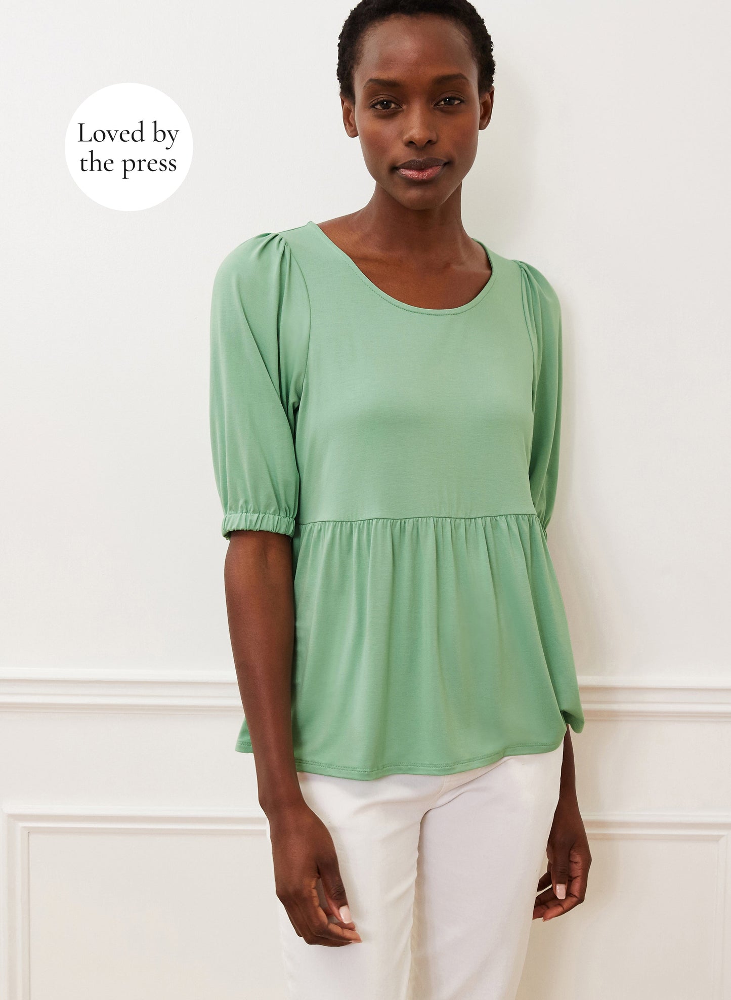 Jennifer Top with Lenzing Ecovero Jade Stone