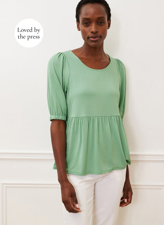 Jennifer Top with Lenzing Ecovero Jade Stone
