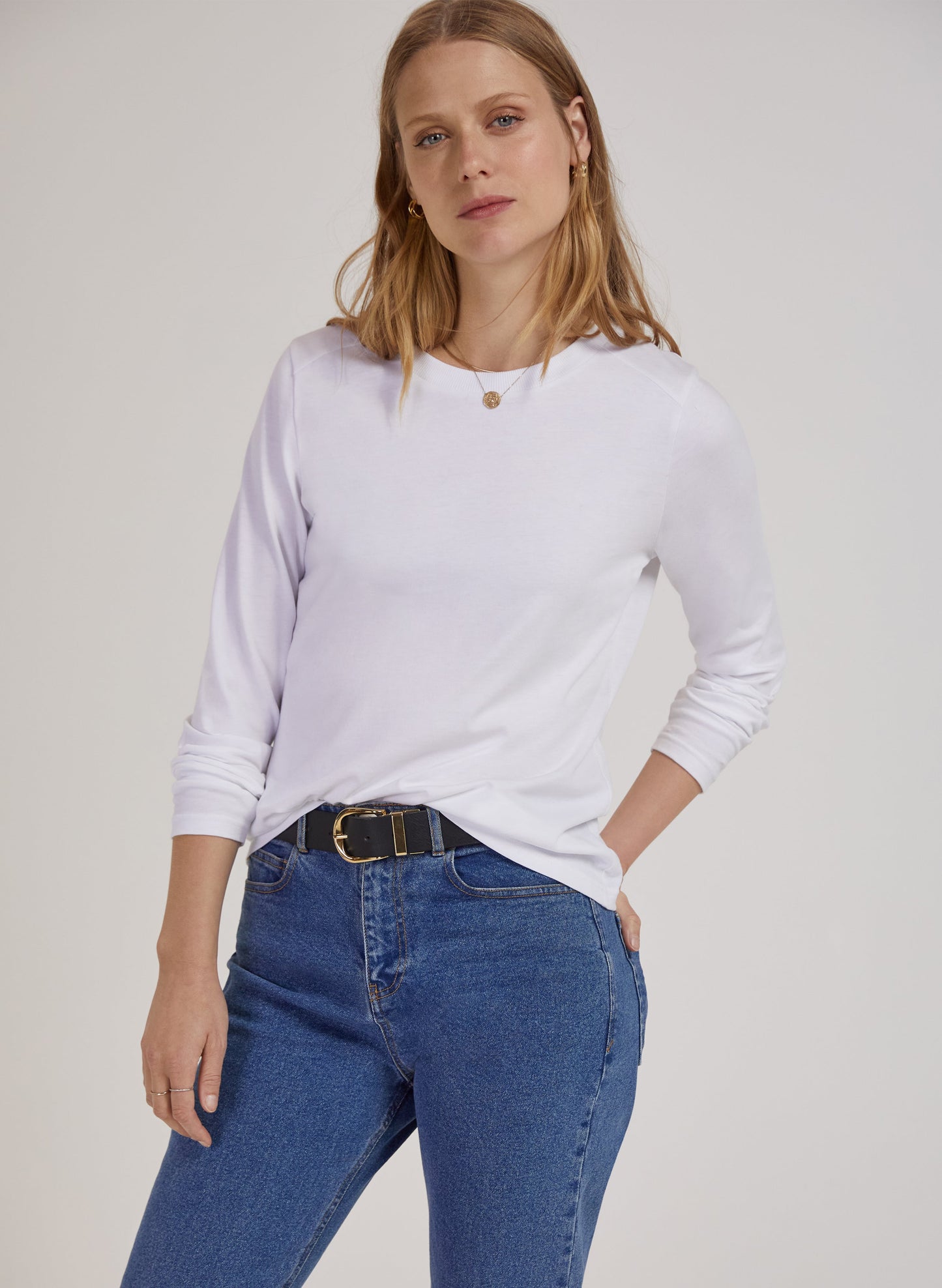 Baukjen Essentials Organic Cotton Top Pure White