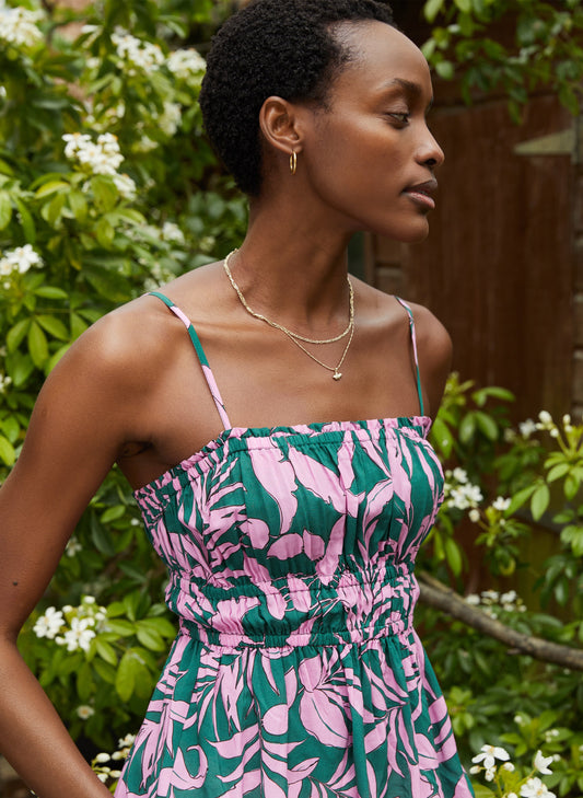 Gina Top with Lenzing™ Ecovero™ Pink Frond