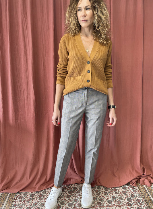 Quinn Trousers Grey Check