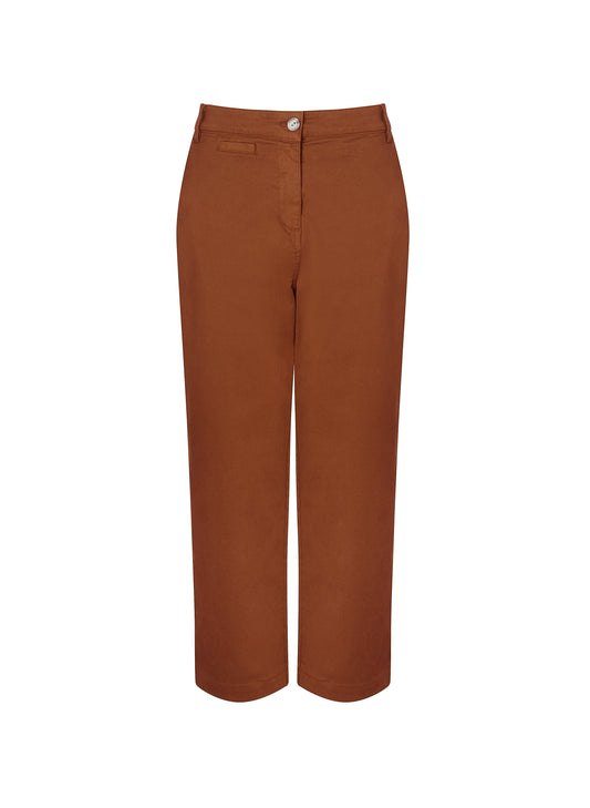Pre-Loved Mirabell Organic Relaxed Chino / Chocolate