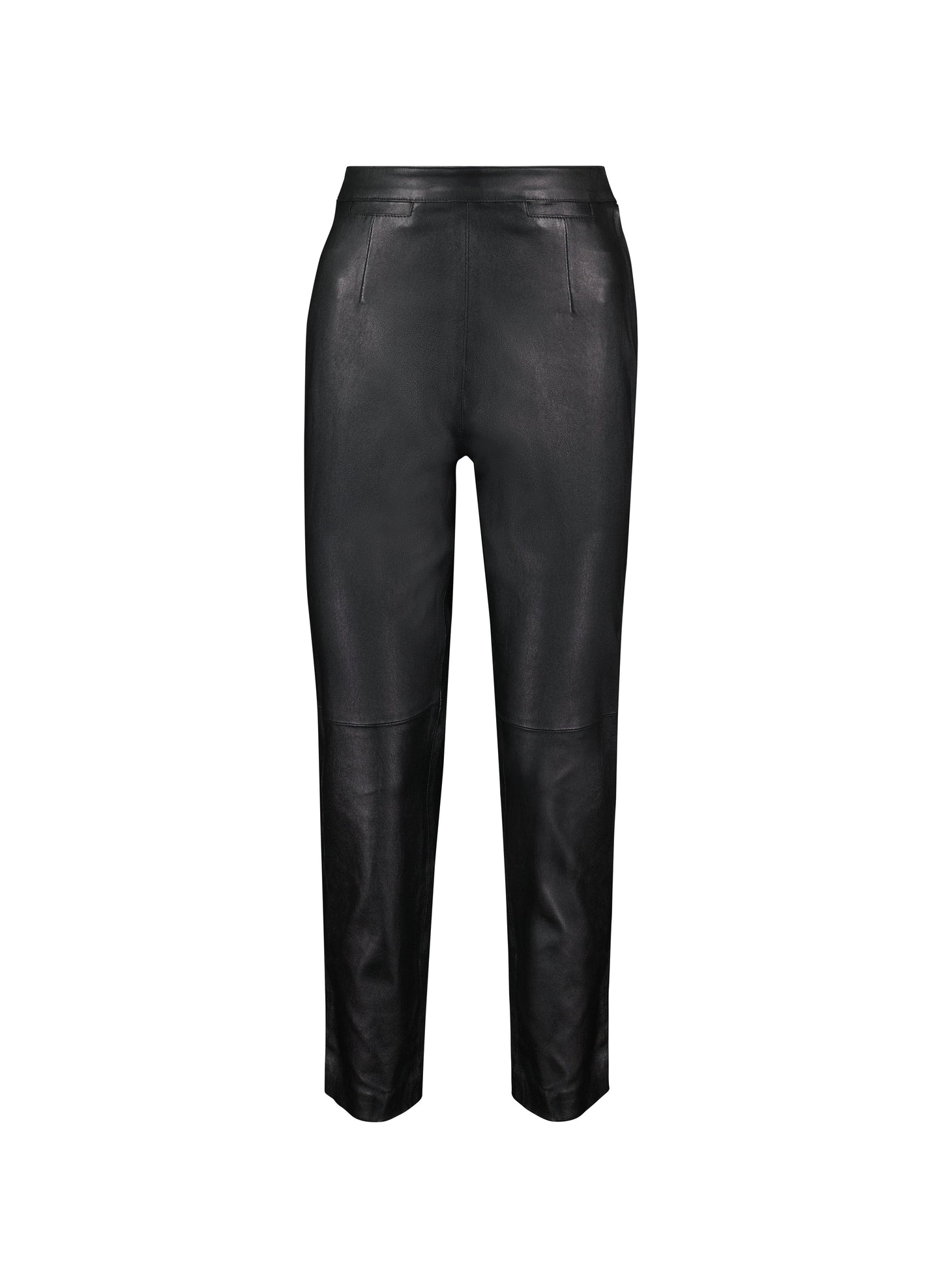 Fiona Leather Trousers / Caviar Black
