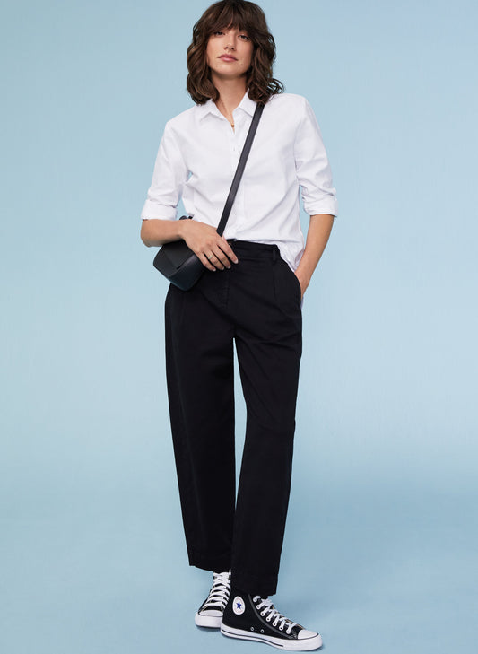 Paola Organic Chino Caviar Black