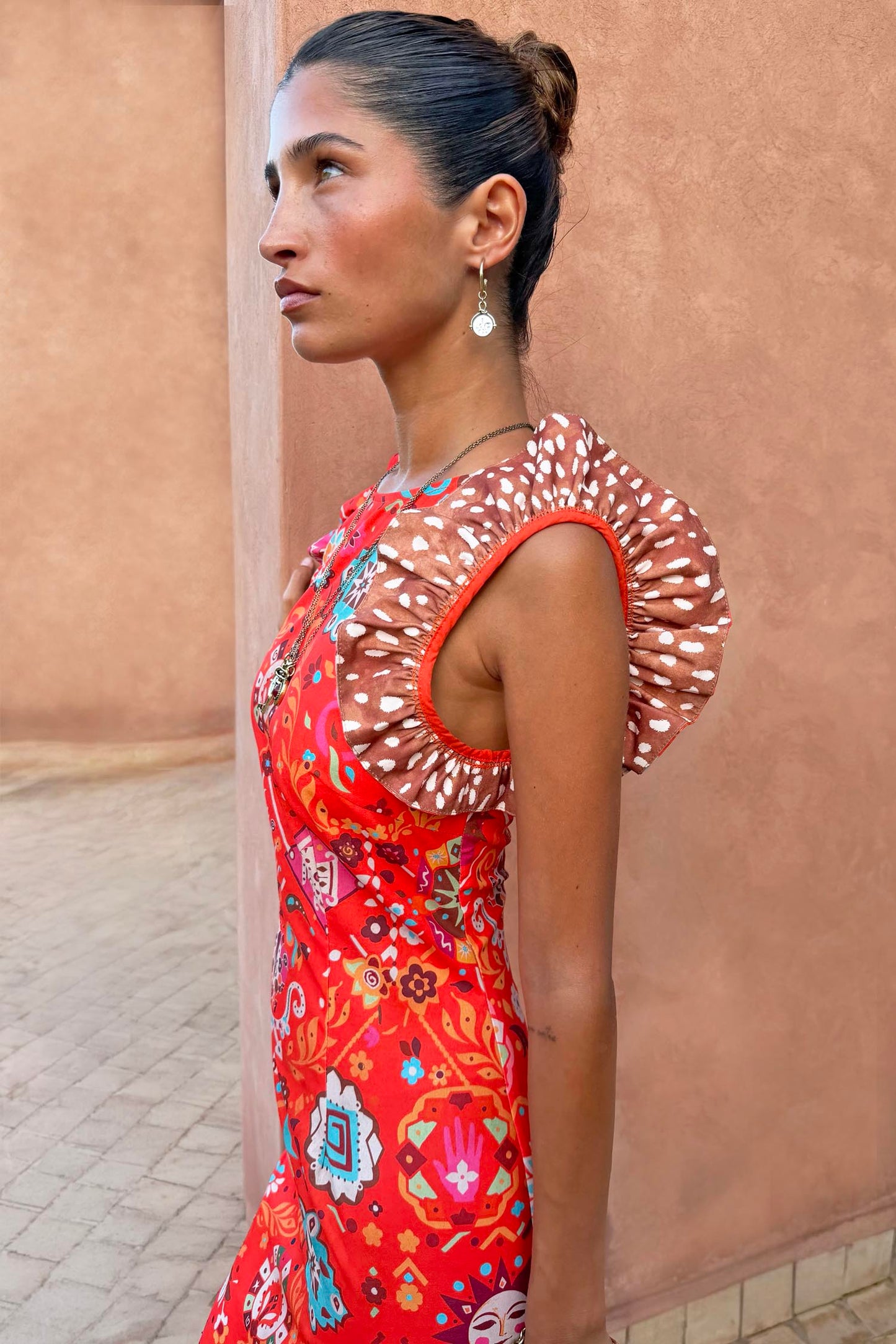 Tomato Tapestry Frida Dress