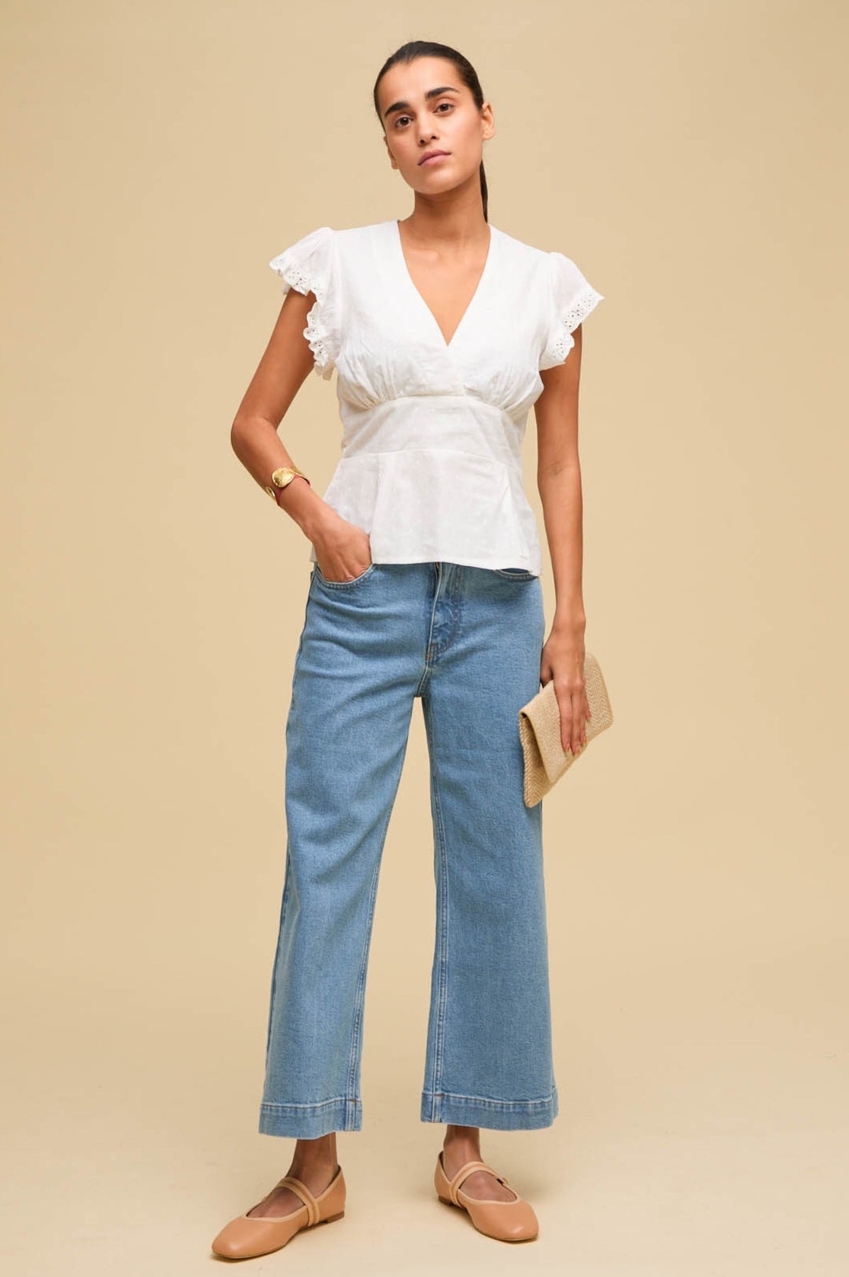 Leather Mary Jane - Camel