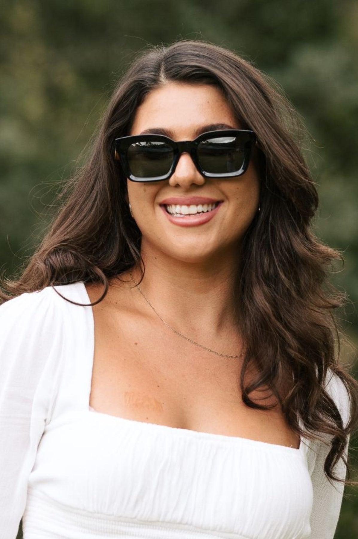 Zahra Recycled Plastic and Wood Sunglasses Midnight