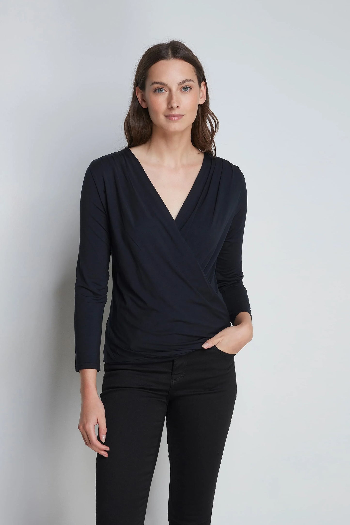 Wrap Top Black