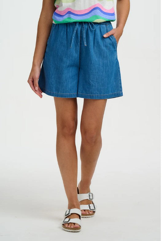 Bonnie Shorts - Mid Denim