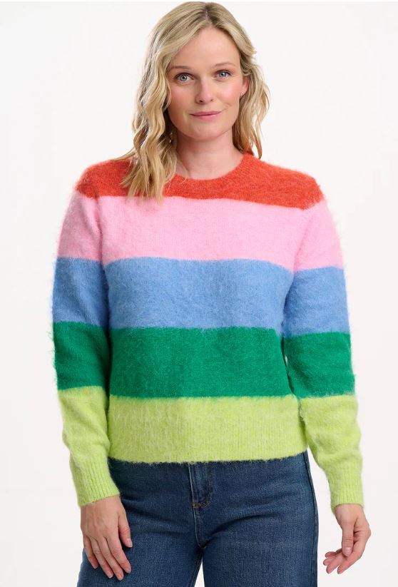 Dayna Jumper - Multi, Rainbow Stripes