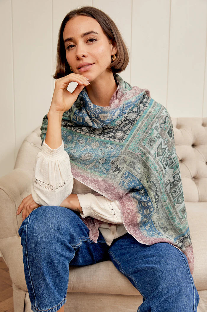 OMBRE Abstract Print Scarf