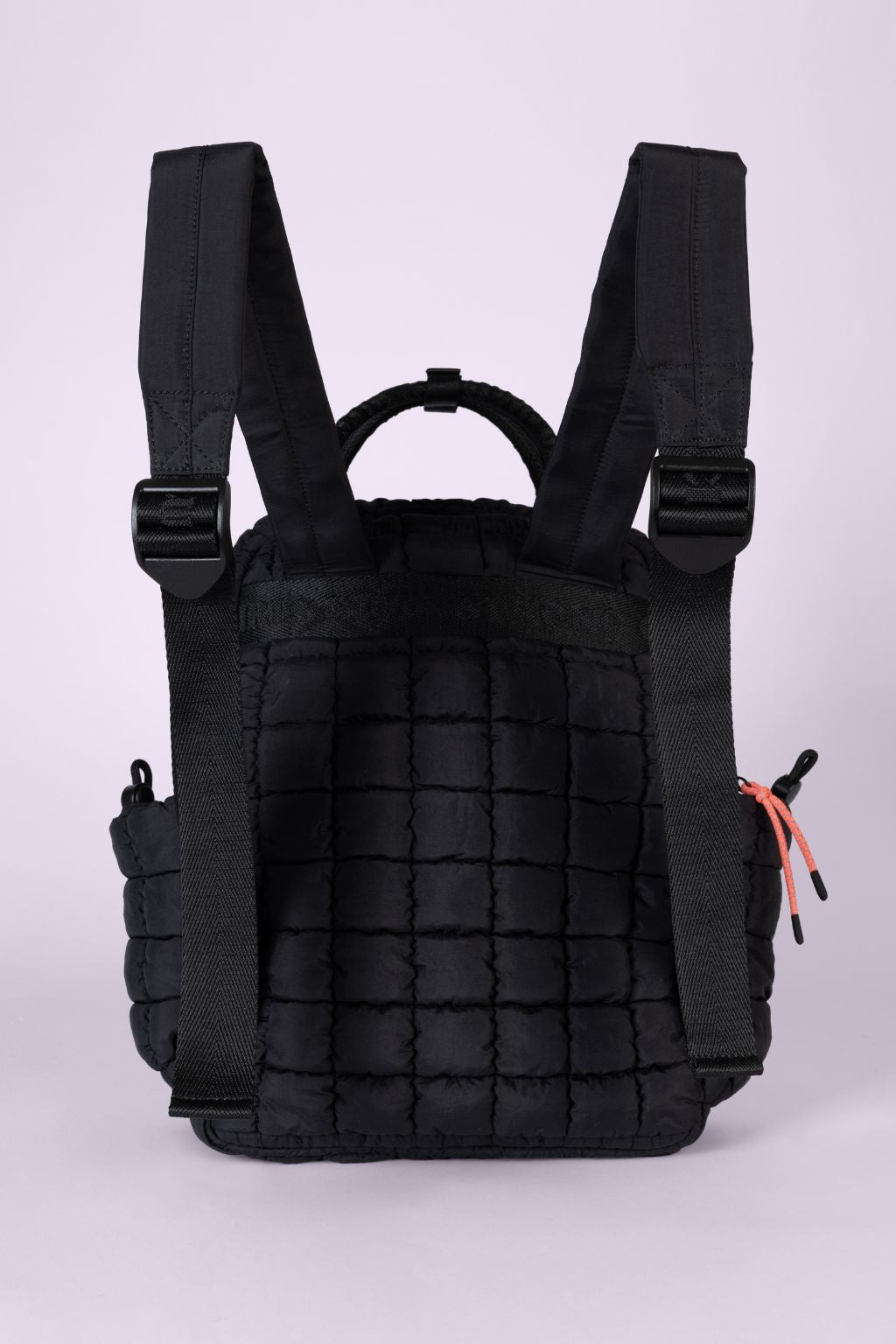 Dumpling Quilted Backpack - Black