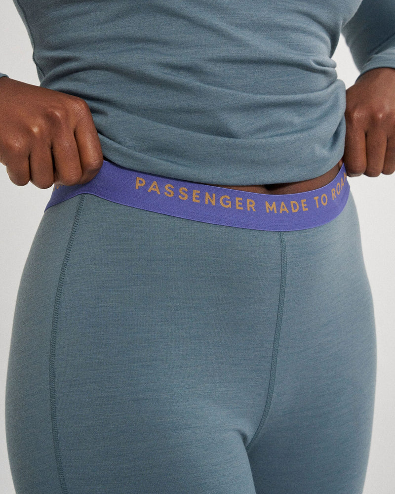 Merino Blend Base Layer Bottoms - Storm Grey