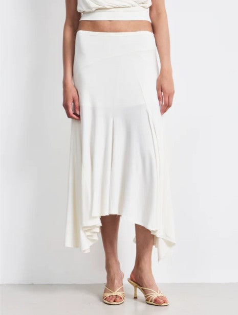 Elara Skirt in Chalk