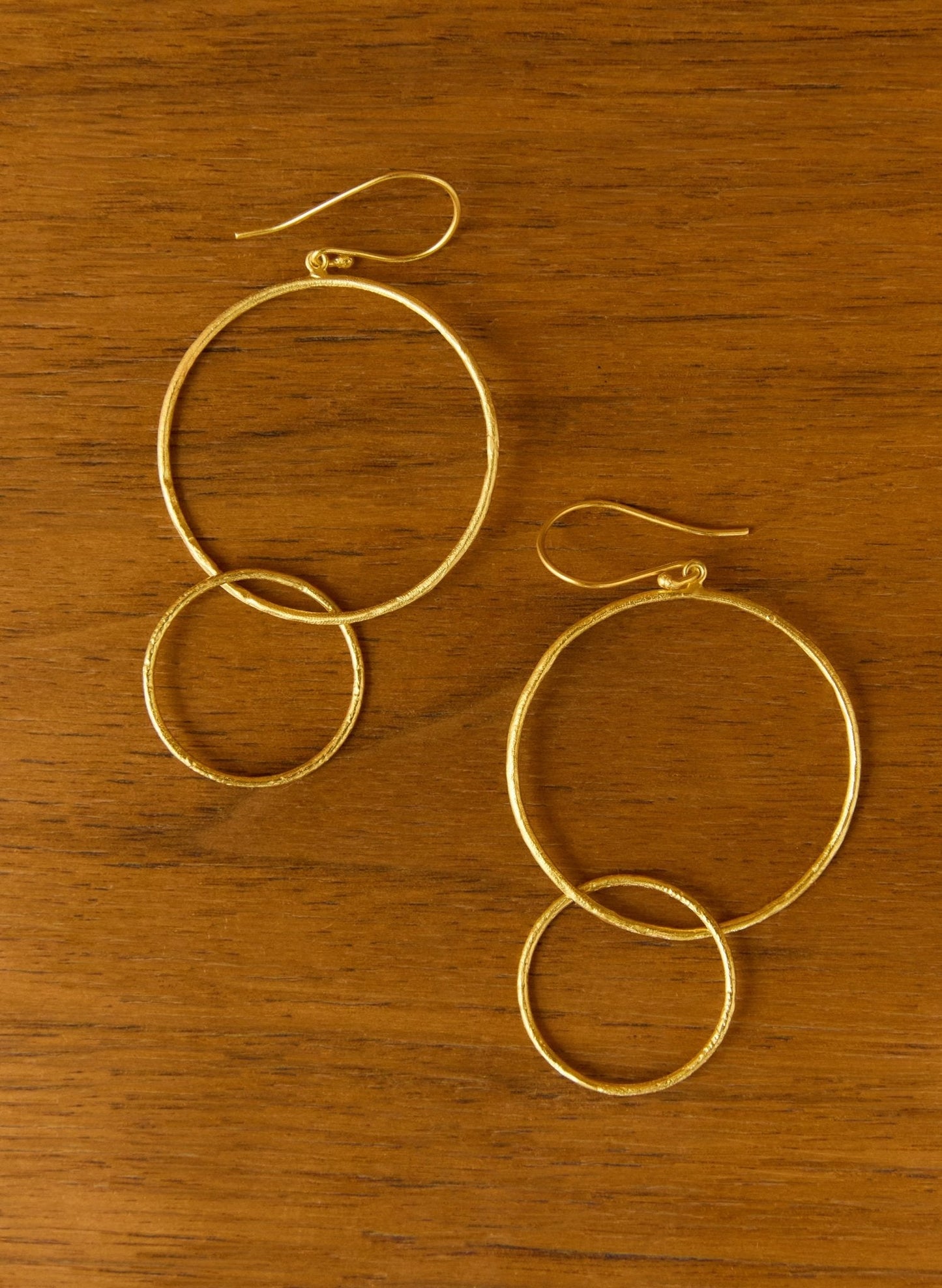 Emma Hoop Earrings - One Size / Gold