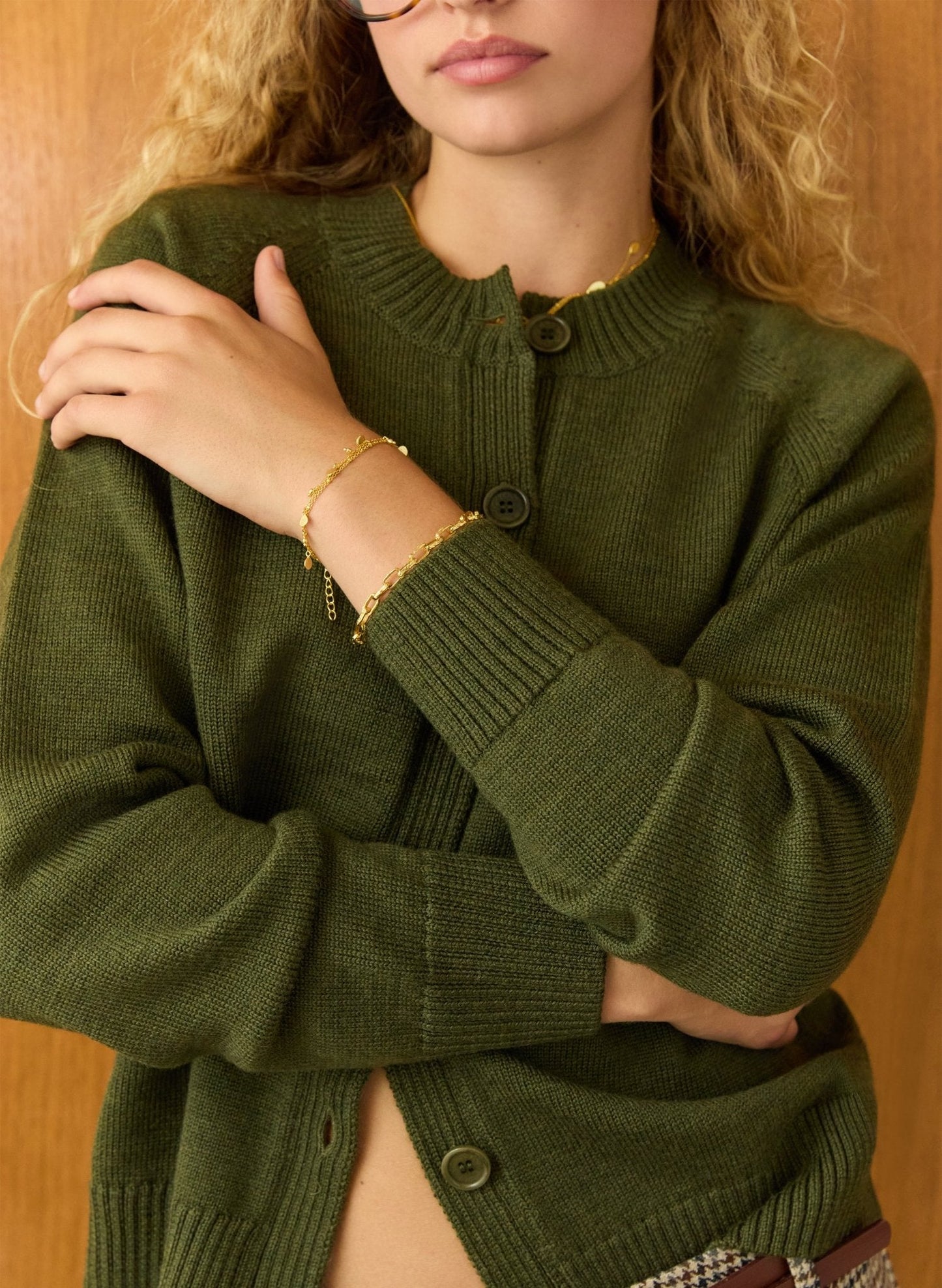 Erna Layered Bracelet - One Size / Gold